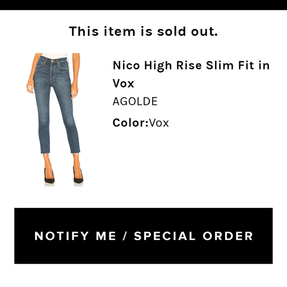 NWOT AGOLDE NICO HIGH RISE SLIM FRAYED CHEWED HEM SZ 30 - Picture 16 of 16